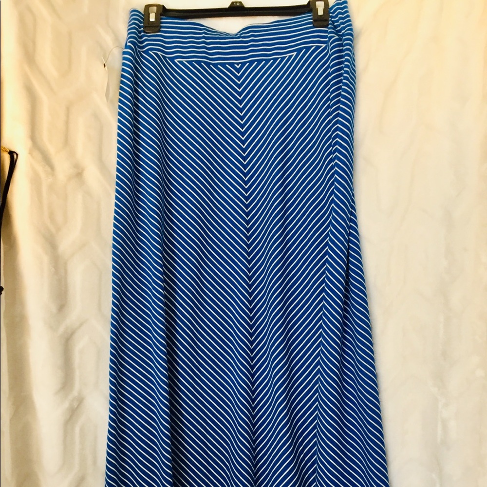 Talbots Striped blue/white skirt. Price Drop .NWOT